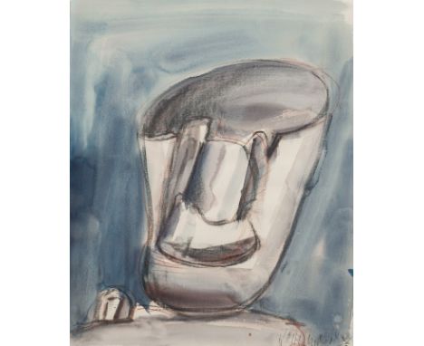 Wintersberger, Lambert MariaMünchen, 1941 - Walbourg, 201344,5 x 36,5 cm, R.Kopf. Aquarell, Kohle und Rötel auf Papier. In Bl
