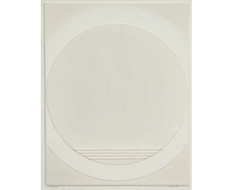 Ruoff, FritzNürtingen, 1906 - 198831 x 25 cm, R."C 1965/4", 1965. Collage und Acryl auf Karton. In Bleistift unten rechts sig