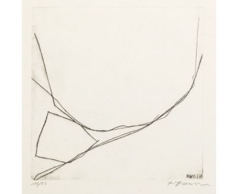Konvolut: 14 KalenderblätterBlattgröße: 34 x 34 cm, o. R.Verschiedene Künstler u. a. Schuster; Hauser, Hoehme, Kalinowski, Va