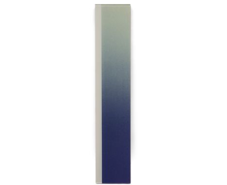 Richter, ChristianeBielefeld, geboren 196358 x 11 cm, R."Farbenblind", 1989. Farbfotografie unter Plexiglas auf Hartfaserplat
