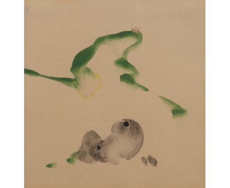Finsterlin, HermannMünchen, 1887 - Stuttgart, 197319,5 x 18,5 cm, R.Ohne Titel (Große Tiere - kleine Tiere), um 1922/1924.  A