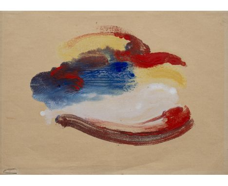 Schlemmer, OskarStuttgart, 1888 - Baden-Baden, 194320 x 28 cm, R.Ohne Titel. Tempera und Gouache auf Bütten.Privatsammlung Pr