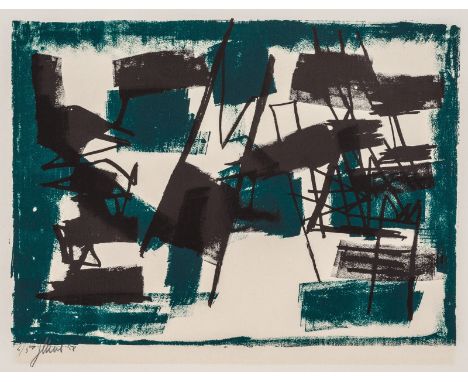 Winter, FritzAltenbögge, 1905 - Herrsching am Ammersee, 1976Blattgröße; 38 x 54 cm; 29,5 x 39,5 cm, o. R."Farblithographie 15