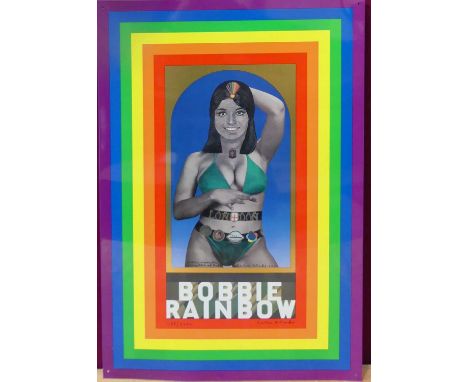 Peter Blake (b.1932) - Bobbie Rainbow, colour litho-print on tin, dated 2001, from an edition of 2000 this example is numbere