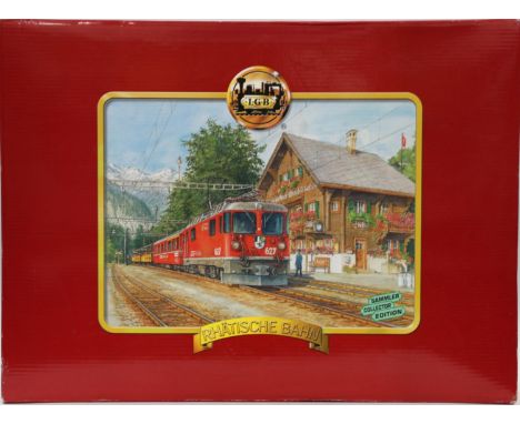LGB Lehmann Gross Bahn 'The Big Train' (Gebr Marklin of Germany), G gauge model railways 29432 train pack with electric locom