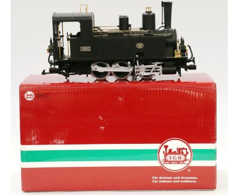 LGB Lehmann Gross Bahn 'The Big Train' (Ernst Paul Lehmann Patent, made in Germany), G gauge model railways 21791 0-6-0 tank 