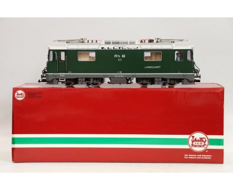 LGB Lehmann Gross Bahn 'The Big Train' (Ernst Paul Lehmann Patent, made in Germany c.2003), G gauge model railways 25432 elec
