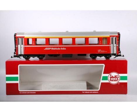 LGB Lehmann Gross Bahn 'The Big Train' (Ernst Paul Lehmann Patent, made in China), G gauge model railways 34510 Rhatische Bah