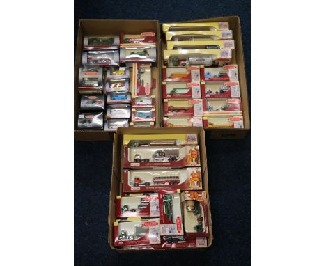 Forty-Two Corgi and Lledo Trackside diecast model vehicles including Corgi PO1004 Post Office Set, CR1003 three-car set, DG17
