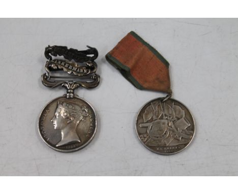 Medals of J Williamson of the Grenadier and Dragoon 1st Battalion Royal Artillery comprising Crimea medal with SEPASTOPOL and