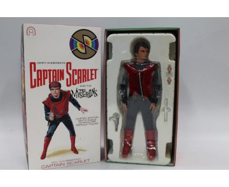 Captain Scarlet. 1:6 scale boxed collector's action figure by Big Chief Studios 295/2000 