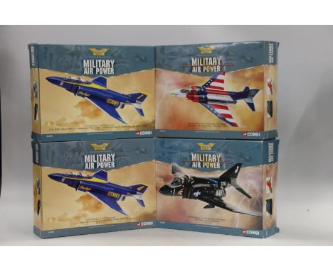 Corgi The Aviation Archive Military Air Power Thunder in the Skies 1:72 scale aircraft models including AA33205 McDonnell F4J