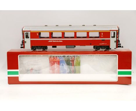 LGB Lehmann Gross Bahn 'The Big Train' (Gebr Markliin of Germany), G gauge model railways 35513 RhB Schnellzugwagen EW IV fir