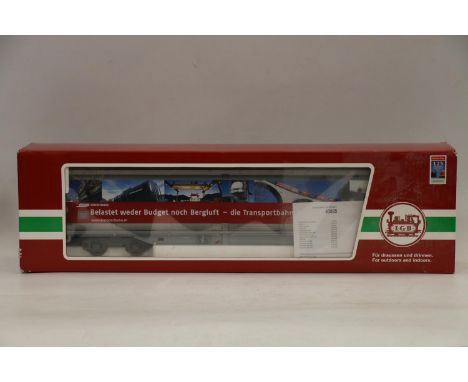 LGB Lehmann Gross Bahn 'The Big Train' (Gebr Marklin of Germany), G gauge model railways 47570 Calanda sliding wall boxcar Ha