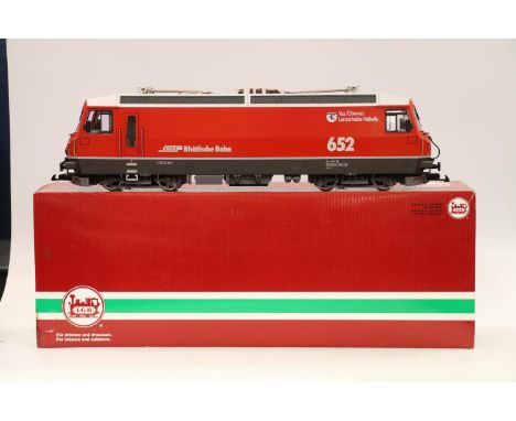 LGB Lehmann Gross Bahn 'The Big Train' (Ernst Paul Lehmann Patent, made in Germany), G gauge model railways 26420 RhB Rhatisc