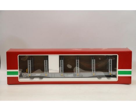 LGB Lehmann Gross Bahn 'The Big Train' (Gebr Marklin of Germany), G gauge model railways 40922-01 Stake Car with tooled waste
