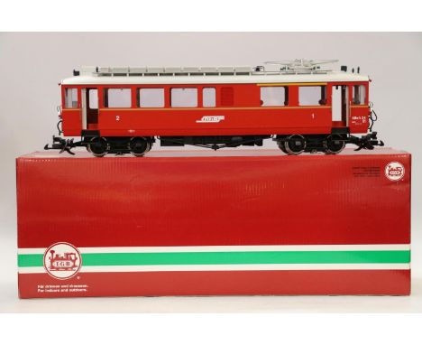 LGB Lehmann Gross Bahn 'The Big Train' (Ernst Paul Lehmann Patent, made in Germany), G gauge model railways 20390 electric ra