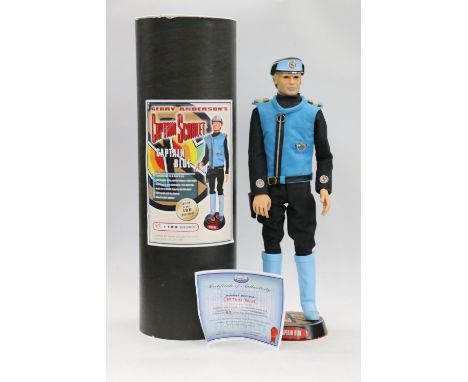 Iconic Replicas Ltd 2009 (Licensed by Granada Ventures Ltd) Gerry Anderson's Captain Scarlet display puppet of Captain Blue, 