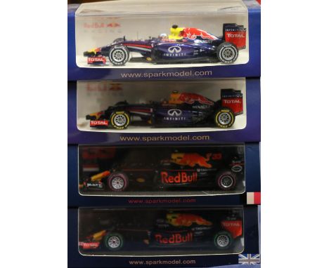 Spark (Minimax Import &amp; Export Co Ltd) 1:43 scale collector's model Motorsport vehicles including AM33SP1 Red Bull Racing