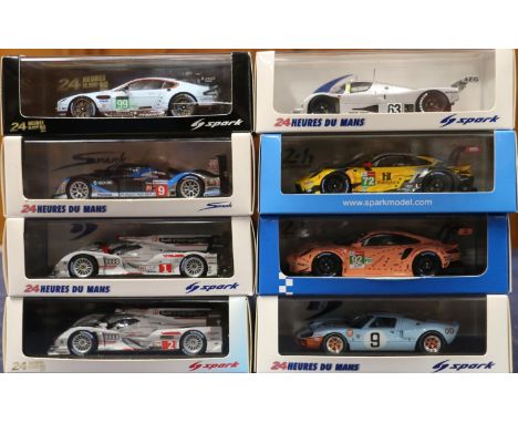 Spark (Minimax Import &amp; Export Co Ltd) 1:43 scale collector's model Le Mans 24h Motorsport vehicles including S3774 Aston