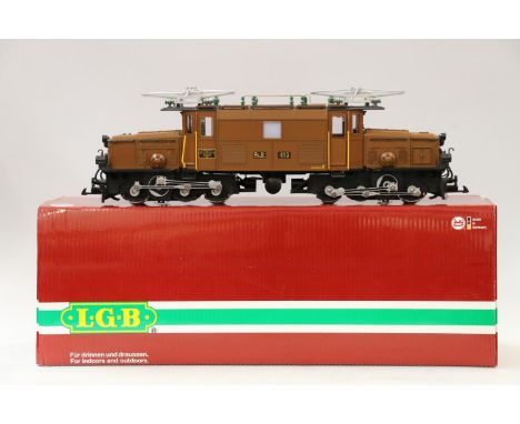 LGB Lehmann Gross Bahn 'The Big Train' (Ernst Paul Lehmann Patent, made in Germany), G gauge model railways 20400 'Krokodil' 
