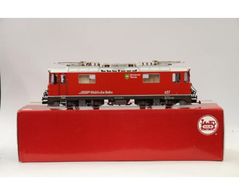 LGB Lehmann Gross Bahn 'The Big Train' (Ernst Paul Lehmann Patent, made in Germany), G gauge model railways 20432 electric ra