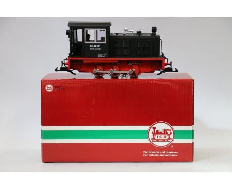LGB Lehmann Gross Bahn 'The Big Train' (Ernst Paul Lehmann Patent, made in Germany), G gauge model railways 22620 0-6-0 diese