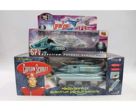 Captain Scarlet. Boxed collector's vehicles comprising of a Spectrum Pursuit Vehicle by Product Enterprise Ltd SPV-1 and a 1: