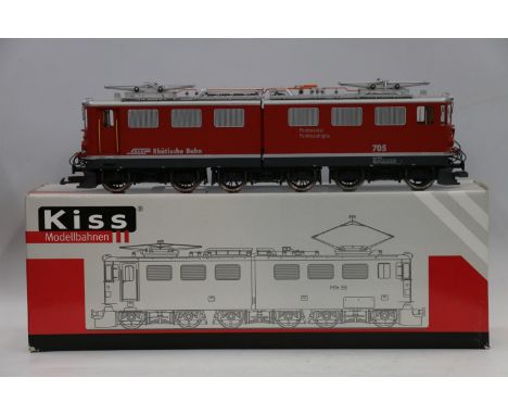 Kiss Modellbahnen gauge 1 model railways 92012 overhead electric locomotive Pontresina Puntraschigna RhB Rhatische Bahn Viafi
