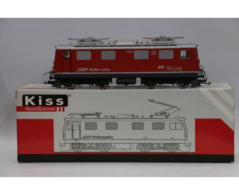 Kiss Modellbahnen gauge 1 model railways 51112 overhead electric locomotive Albula RhB Rhatische Bahn Viafier Retica Ge 4/4 #
