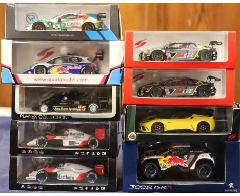 Spark (Minimax Import &amp; Export Co Ltd) 1:43 scale collector's model Motorsport vehicles including RM2020BAT Aston Martin 