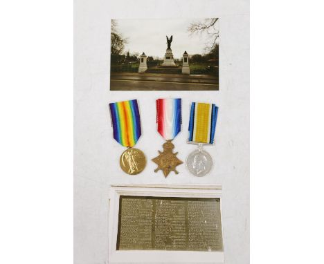 Medals of 2030 Private Andrew Forret of the 10th/11th Battalion Highland Light Infantry KIA 1st August 1917, comprising WWI w