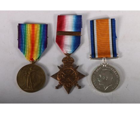 Medals of 2201 Private James Herd of the 2nd Battalion Black Watch Royal Highlanders KIA 9th November 1914, comprising WWI wa