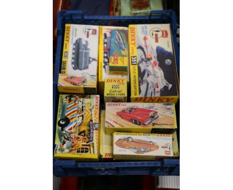 Dinky Toys diecast metal model 100 Lady Penelope's Fab 1, Dinky Toys 101 Thunderbirds 2 &amp; 4, Dinky Toys 353 Shado Control