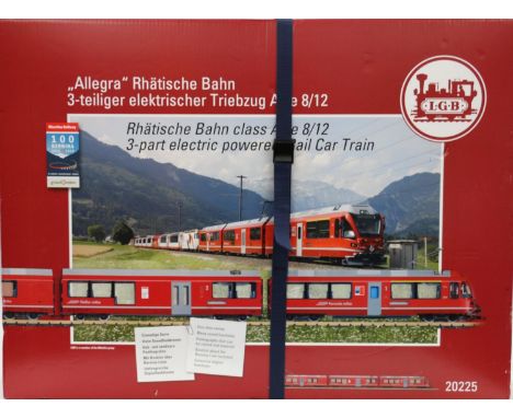 LGB Lehmann Gross Bahn 'The Big Train' (Gebr Marklin of Germany), G gauge model railways 20225 Thatische Bahn Class ABe 8/12 