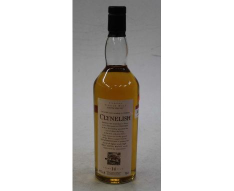 Clynelish 14 year old Highland single malt Scotch whisky, 70cl, 43%, one bottle 