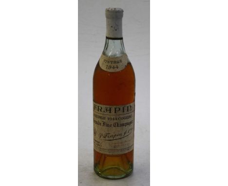 P Frapin &amp; Cie grande fine champagne vintage cognac, 1944, one bottle 