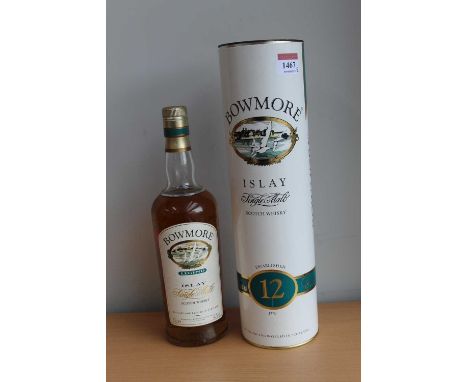 Bowmore Islay, 12 Year Old Single Malt Scotch Whisky, 100cl, 43%, one bottle in carton; and Bowmore Legend Islay Single Malt 