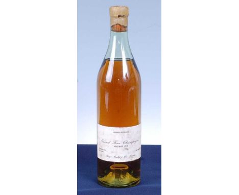 Rouyer Guillet & Cie grand fine champagne cognac, 1914, one bottle Condition report: Some losses to capsule but no sign of se