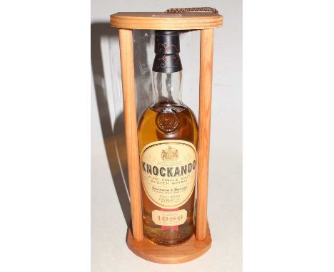 Knockando, pure single malt Scotch whisky, distilled 1986, 70cl, 43%, one bottle in presentation stand 