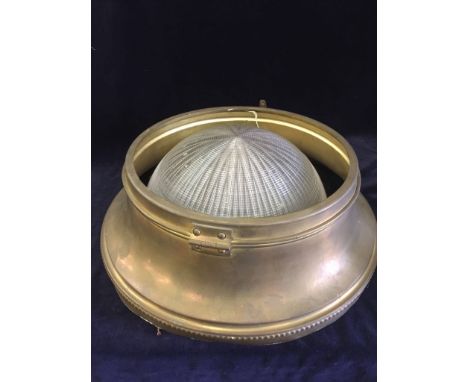 A Holophane ceiling light