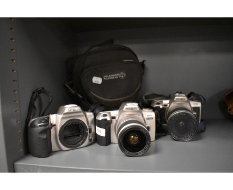 Three Minolta Cameras including two Dynax 500SI and a 404S