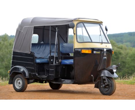 Bajaj autorickshaw Tuk Tuk. Registration: FH06 KGX. This is a genuine Indian auto rickshaw made in Pune India. It is fitted t