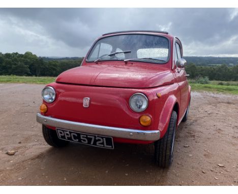 1973 Fiat 500 L. Registration number: PPC 572L.Mileage: 49,740.Lovely example of this iconic car.Finished in bright red with 