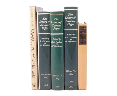Diary of Samuel Pepys, a new and complete transcription, 1971-76, in nine volumes; together with other works relating to Samu