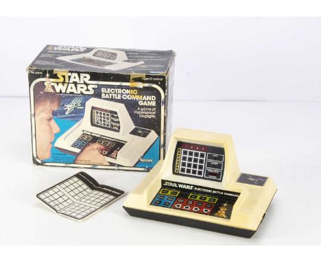 Vintage Star Wars Kenner Electronic Battle Command Game, in original box with unused battle position charts and inner packing