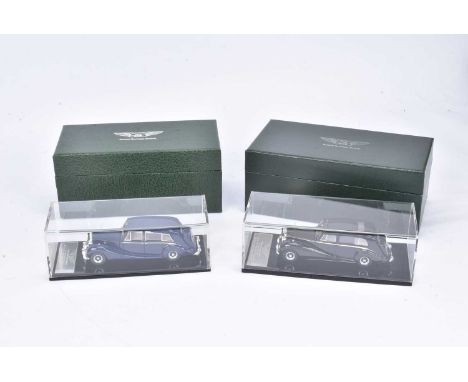 British Heritage Models Britannia Collection Rolls Royce Royal Princesses, both cased and boxed with card sleeves, 1:43 scale