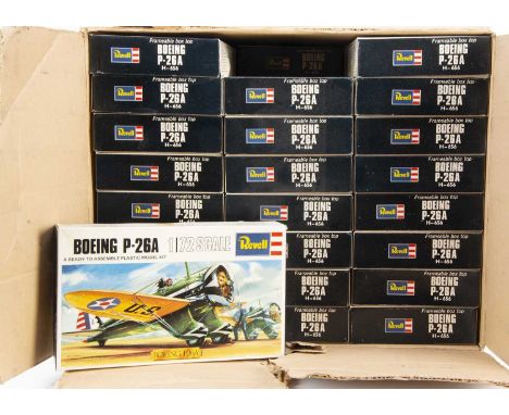 A Revell Trade Box Of 72 Boeing P-26A Kits, 1:72 scale, item no.H-656, all unopened in original boxes, E, boxes VG-E, trade b