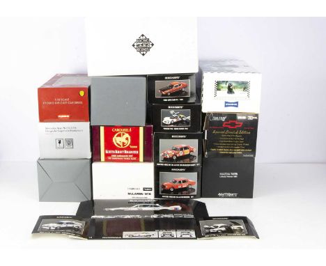 Empty Boxes For 1:18 Models, from various makers including CMC, Minichamps, AutoArt, Universal Hobbies, Carousel 1, UT Models