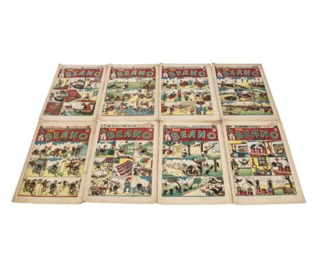 DC Thomson The Beano comic 1947 Near Complete Year (25), various issues, 1947, No 301, 302, 303 (2), 304, 305, 306, 307, 308,